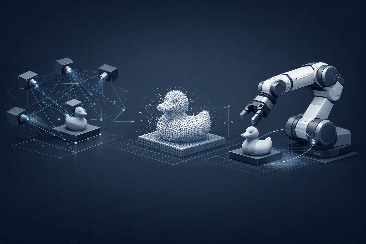 3D Reconstruction & Robotic Manipulation Pipeline