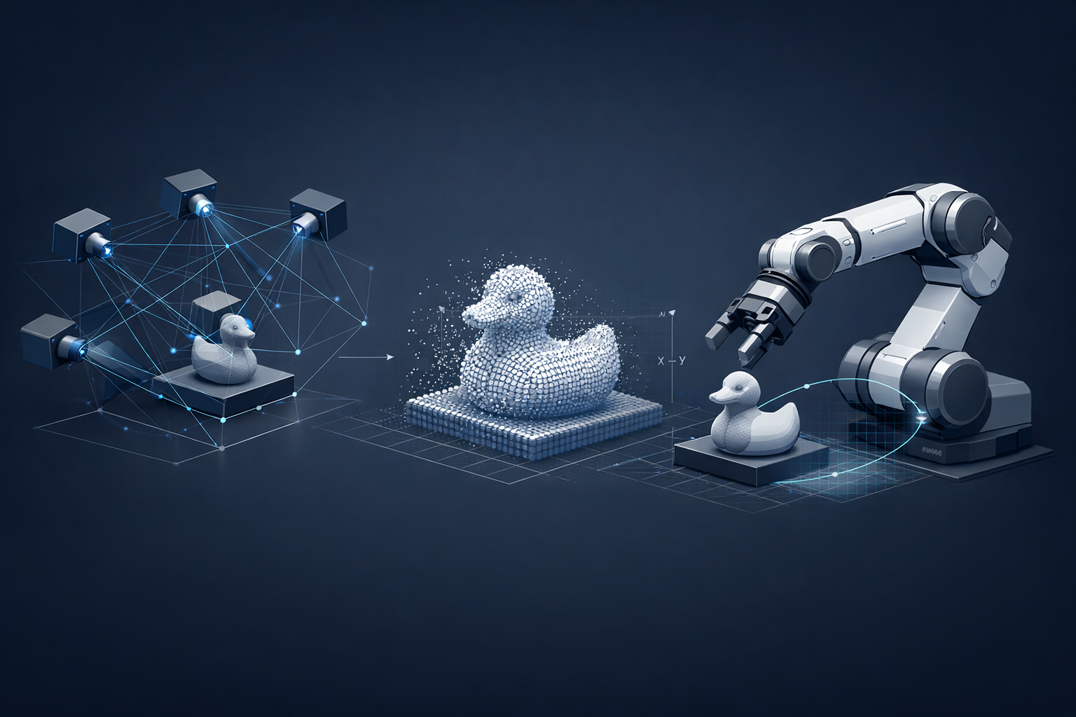 3D Reconstruction & Robotic Manipulation Pipeline